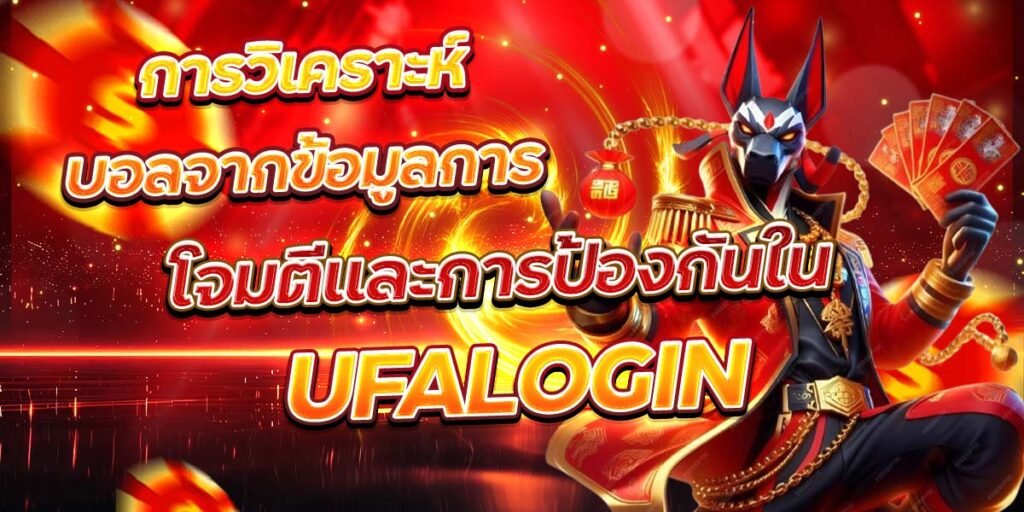 การวิเคราะห์บอลจากข้อมูลการ โจมตีและการป้องกันใน UFALOGIN